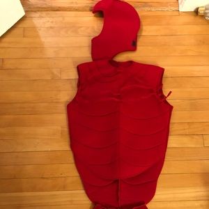 Two piece kids lobster costume size S worn once